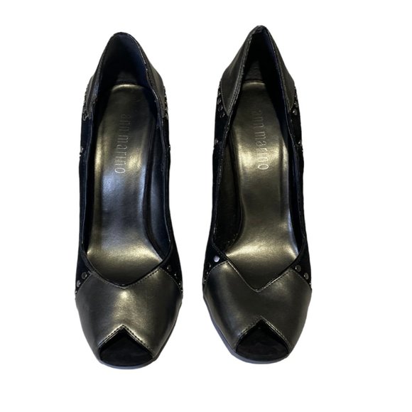 Women's Peep Toe Heels, Size 6 - Picture 3 of 9